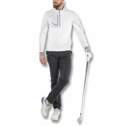 Galvin Green Daxton Golf Pullover 2022 -TravisMathew Shop ann3220 white cool gray sharkskin 3 69966.1663139054