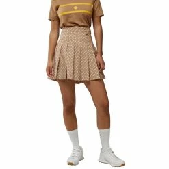 J.Lindeberg Adina Print Golf Skirt 2022 Women -TravisMathew Shop ann3383 tiger jl monogram check 2 77264.1666675348