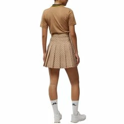 J.Lindeberg Adina Print Golf Skirt 2022 Women -TravisMathew Shop ann3383 tiger jl monogram check 3 96456.1666675352