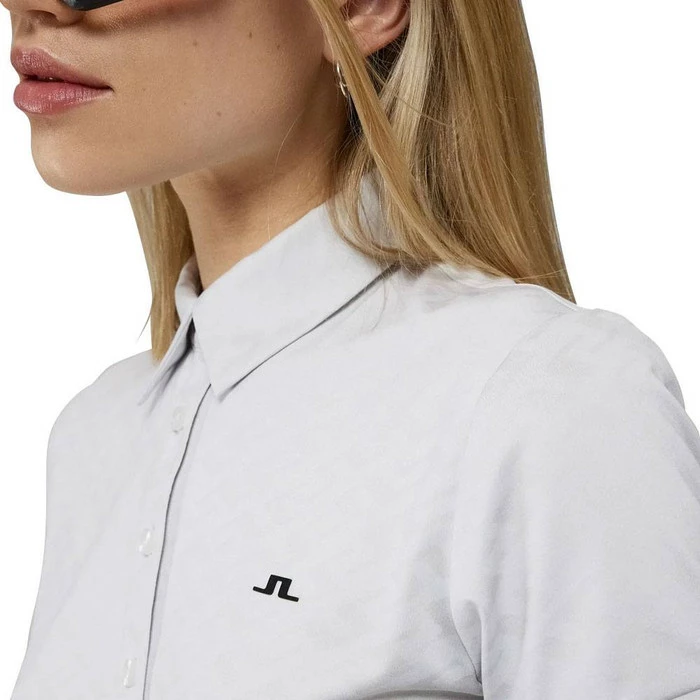 J.Lindeberg Alaya Jacquard FW22 Golf Polo 2022 Women 7 J.Lindeberg Alaya Jacquard FW22 Golf Polo 2022 Women - Image 5