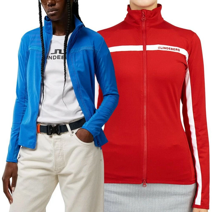 J.Lindeberg Seasonal Janice Mid Layer FW Golf Jacket 2022 Women 3 J.Lindeberg Seasonal Janice Mid Layer FW Golf Jacket 2022 Women