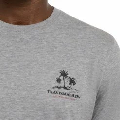 TravisMathew Sit And Go Golf Shirt 2022 -TravisMathew Shop ann3497 heather gray 3 31210.1667539193