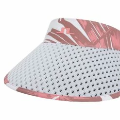 J.Lindeberg Vera Print Big Golf Visor 2023 Women -TravisMathew Shop ann3779 hibiscus pink 3 20467.1671081312