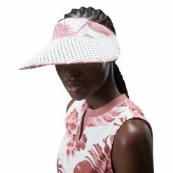 J.Lindeberg Vera Print Big Golf Visor 2023 Women -TravisMathew Shop ann3779 hibiscus pink 4 10017.1671081314