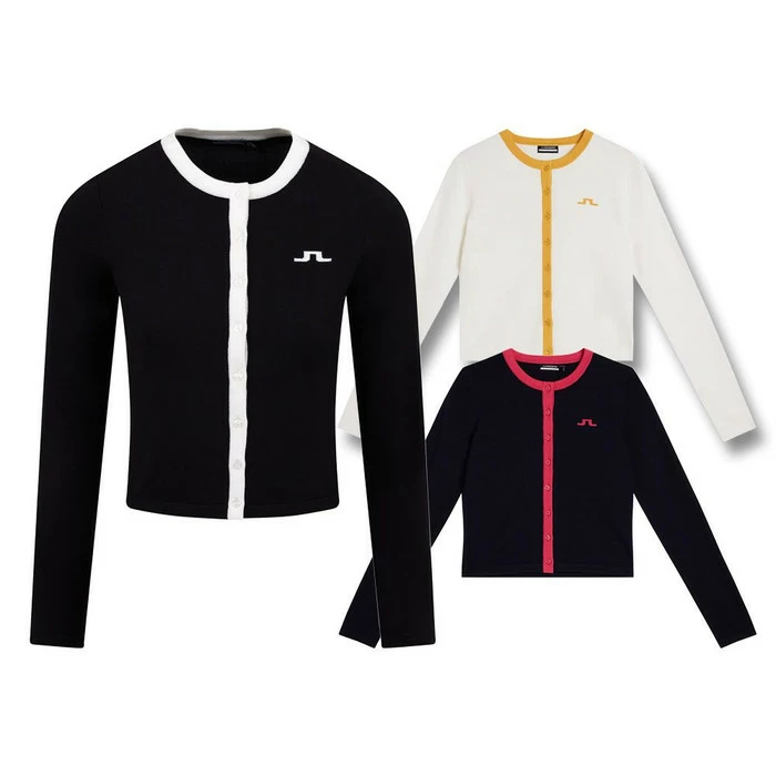 J.Lindeberg Freda Knitted Cardigan Golf Sweater 2023 Women 3 J.Lindeberg Freda Knitted Cardigan Golf Sweater 2023 Women