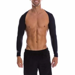 SParms Sun Protect+ UV/Sun Protection Cooling Golf Shoulder Wrap Unisex -TravisMathew Shop car0290 plain logo black 3 1 86459.1576305669