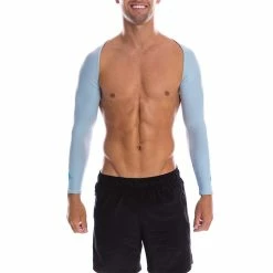 SParms Sun Protect+ UV/Sun Protection Cooling Golf Shoulder Wrap Unisex -TravisMathew Shop car0290 plain logo gray 3 1 04844.1576305700