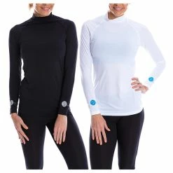 SParms Sun Protect+ UV/Sun Protection High Neck Longsleeve Golf Mock Women