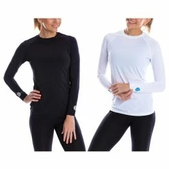 SParms Sun Protect+ UV/Sun Protection Round Neck Longsleeve Golf T-Shirt Women