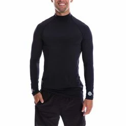 SParms Sun Protect+ UV/Sun Protection High Neck Longsleeve Golf Mock -TravisMathew Shop car0297 plain logo black 1 1 17604.1573547301