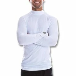 SParms Sun Protect+ UV/Sun Protection High Neck Longsleeve Golf Mock -TravisMathew Shop car0297 plain logo white 2 3 52160.1637913592