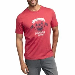 TravisMathew Drinking Team Golf T-Shirt 2019 13 TravisMathew Drinking Team Golf T-Shirt 2019 -TravisMathew Shop car0409 heather red 1 08573.1561478065