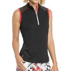 GGblue Sophia Sleeveless Golf Mock 2019 Women -TravisMathew Shop car0515 black white scarlet 1 89877.1565918711