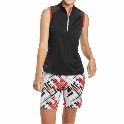 GGblue Sophia Sleeveless Golf Mock 2019 Women -TravisMathew Shop car0515 black white scarlet 2 35778.1565918711