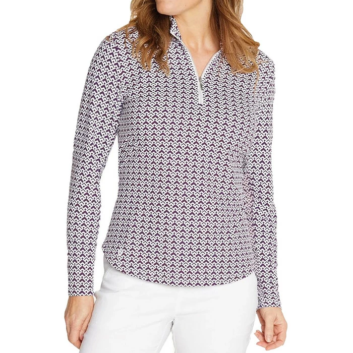 GGblue Georgia Ice Longsleeve Mock Golf Polo 2019 Women 8 GGblue Georgia Ice Longsleeve Mock Golf Polo 2019 Women - Image 6