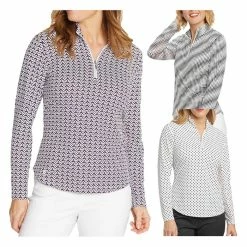 GGblue Georgia Ice Longsleeve Mock Golf Polo 2019 Women