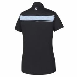FootJoy Baby Pique Engineered Stripe Zip Golf Polo 2019 Women 10 FootJoy Baby Pique Engineered Stripe Zip Golf Polo 2019 Women -TravisMathew Shop car0859 black surf white 2 28071.1573264060
