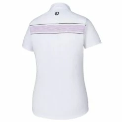 FootJoy Baby Pique Engineered Stripe Zip Golf Polo 2019 Women 12 FootJoy Baby Pique Engineered Stripe Zip Golf Polo 2019 Women -TravisMathew Shop car0859 white orchid charcoal 2 53170.1573264092