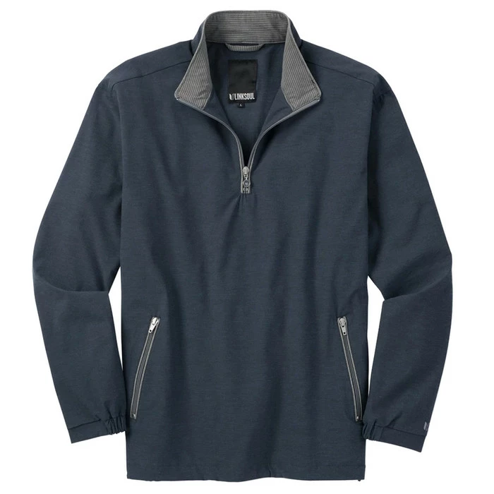 Linksoul 4 Way Stretch/Cotton Blend 1/2 Zip Windbreaker Golf Pullover 2019 5 Linksoul 4 Way Stretch/Cotton Blend 1/2 Zip Windbreaker Golf Pullover 2019 - Image 3