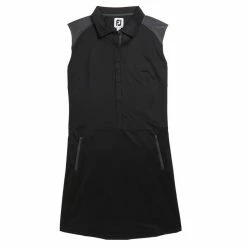 FootJoy Sleeveless Pique Golf Dress 2020 Women -TravisMathew Shop car0935 black 1 40000.1581381327