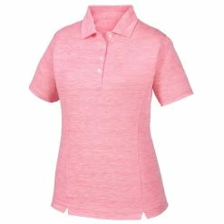 FootJoy Shirt Space Dye Self Collar Golf Polo 2020 Women -TravisMathew Shop car0936 pink azalea 1 21438.1576743632