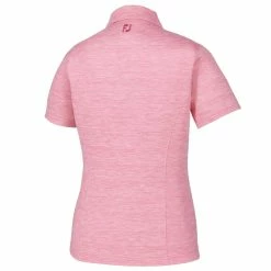 FootJoy Shirt Space Dye Self Collar Golf Polo 2020 Women -TravisMathew Shop car0936 pink azalea 2 10326.1576743633