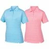 FootJoy Shirt Space Dye Self Collar Golf Polo 2020 Women -TravisMathew Shop car0936 1 45752.1576743582
