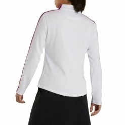 FootJoy Midlayer Sleeve Stripe Golf Polo 2020 Women -TravisMathew Shop car0942 white 3 71354.1581381964