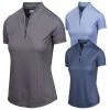 Greg Norman ML75 2Below Micro Paisley Zip Golf Polo 2019 Women -TravisMathew Shop car0956 1 41652.1578122210