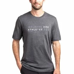 TravisMathew Ted Golf T-Shirt 2019 -TravisMathew Shop car0986 heather gray pinstripe 3 19048.1578989903