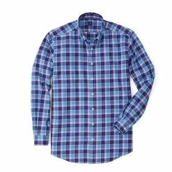 FootJoy Stretch Twill Woven Plaid Golf Shirt 2019