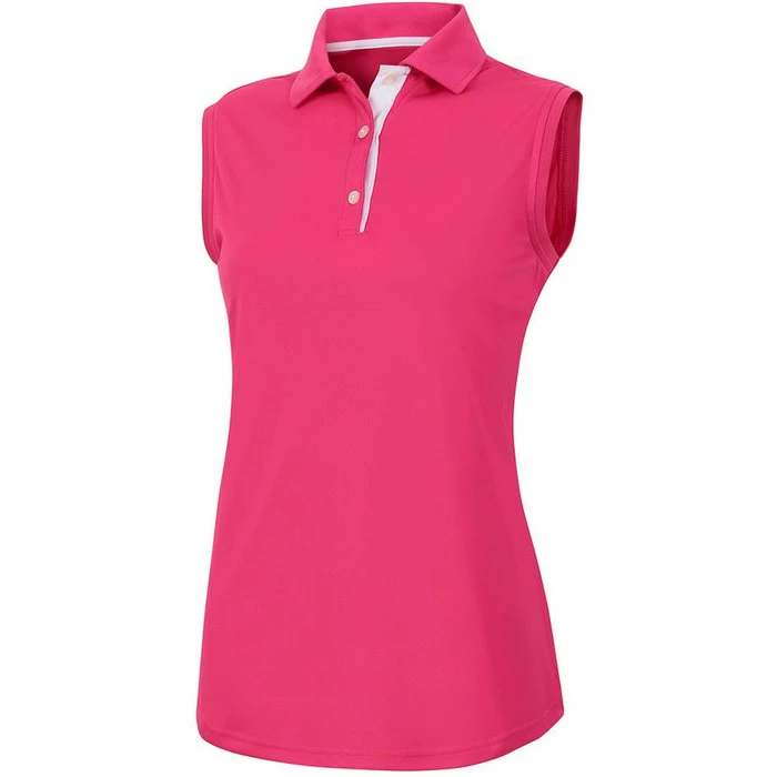 FootJoy ProDry Interlock Sleeveless Knit Collar Golf Polo 2019 Women 8 FootJoy ProDry Interlock Sleeveless Knit Collar Golf Polo 2019 Women - Image 6