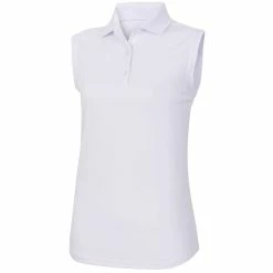 FootJoy ProDry Interlock Sleeveless Knit Collar Golf Polo 2019 Women 9 FootJoy ProDry Interlock Sleeveless Knit Collar Golf Polo 2019 Women -TravisMathew Shop dez0377 white 1 84884.1552486004
