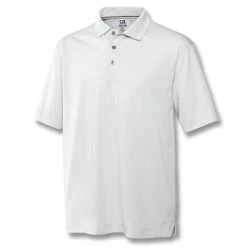 Cutter And Buck DryTec Medina Tonal Stripe Golf Polo (Big And Tall) -TravisMathew Shop dez1346 white 2 1 80376.1604997333