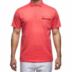 Devereux Brunner Jersey Golf Polo -TravisMathew Shop dez1898 calypso coral 1 34144.1493759854