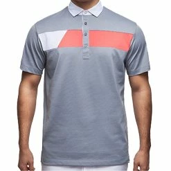 Devereux Cole Golf Polo 13 Devereux Cole Golf Polo -TravisMathew Shop dez1900 steel white calypso coral 1 1 32674.1493785091
