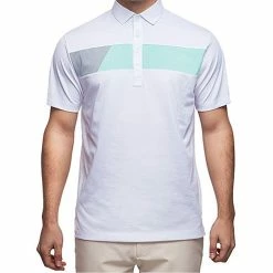Devereux Cole Golf Polo 11 Devereux Cole Golf Polo -TravisMathew Shop dez1900 white steel aqua 1 1 41388.1493785091