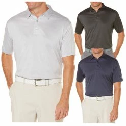 Callaway Opti Dri Denim Jacquarded Golf Polo (Big And Tall) 2017