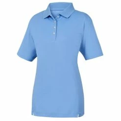 FootJoy Prodry Performance Solid Interlock Golf Polo 2019 Women -TravisMathew Shop dez4477 light blue 1 38669.1552570340
