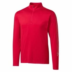 Cutter And Buck Pennant Sport Half Zip Golf Pullover 2019 -TravisMathew Shop dez4639 red 1 10224.1546016131