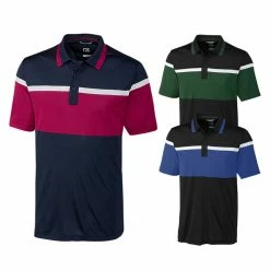 Cutter And Buck Everson Stripe Golf Polo 2019