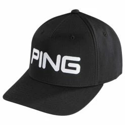 PING Tour Structured 181 Golf Cap 2019 -TravisMathew Shop dez6953 black white 1 34313.1549074164