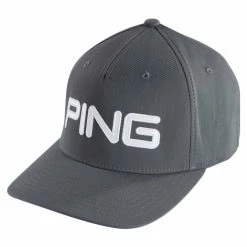 PING Tour Structured 181 Golf Cap 2019 -TravisMathew Shop dez6953 dark grey white 1 17317.1549074165