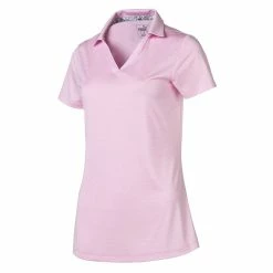 PUMA Super Soft Golf Polo 2019 Women 12 PUMA Super Soft Golf Polo 2019 Women -TravisMathew Shop dez7367 pale pink heather 1 22345.1618641638
