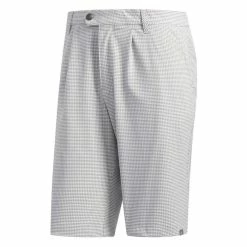 Adidas Ultimate Gingham Golf Shorts 2019 -TravisMathew Shop dez7937 gray two 1 68252.1618631502