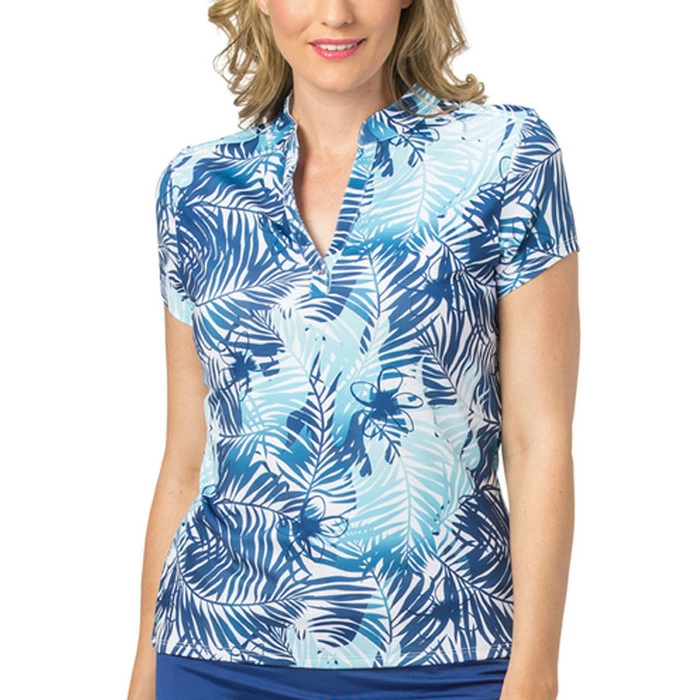 Nancy Lopez Golf Tropic Short Sleeve Golf Polo 2019 Women 5 Nancy Lopez Golf Tropic Short Sleeve Golf Polo 2019 Women - Image 3