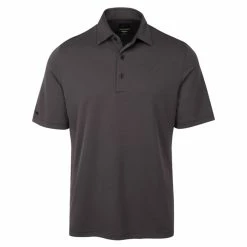Greg Norman Micro Jacquard Golf Polo CLOSEOUT Previous Season -TravisMathew Shop nic0447 black 1 12193.1533913511
