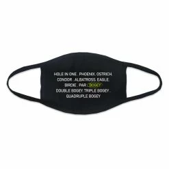 Golfio Washable Fashion Double Layer Fabric Face Mask - 3 Pack Assorted -TravisMathew Shop ren2585 black 1 2 26193.1594261818