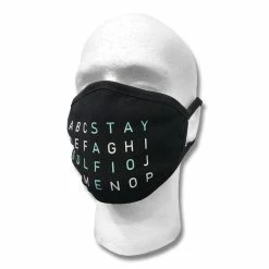 Golfio Washable Fashion Double Layer Fabric Face Mask - 3 Pack Assorted -TravisMathew Shop ren2585 black 1 5 47077.1594313438