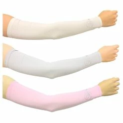 SParms Sun Protect+ UV/Sun Protection Cooling Golf Sleeves (1 Pair) Crystal Logo Women